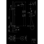 STEINBERG SERIA 250 Zestaw prysznicowy z baterią termostatyczną i deszczownicą Ø 200 mm Chrom 250.2721 / 2502721