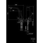 STEINBERG SERIA 260 Bateria umywalkowa jednootworowa bez korka Rose Gold 260.1010.1.RG / 26010101RG