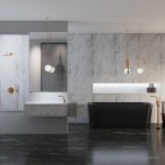 STEINBERG SERIA 260 Bateria wannowa wolnostojąca Rose Gold 260.1162.RG / 2601162RG