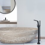 STEINBERG SERIA 260 Bateria wannowa wolnostojąca Czarny mat 260.1162.S / 2601162S