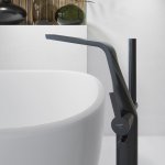 STEINBERG SERIA 260 Bateria wannowa wolnostojąca Czarny mat 260.1162.S / 2601162S