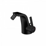 STEINBERG SERIA 260 Bateria bidetowa z korkiem Czarny mat 260.1300.S / 2601300S