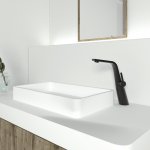 STEINBERG SERIA 260 Bateria umywalkowa jednouchwytowa bez korka Czarny mat 260.1700.1.S / 26017001S