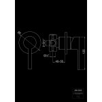 STEINBERG SERIA 260 Bateria prysznicowa podtynkowa Chrom 260.2250 / 2602250