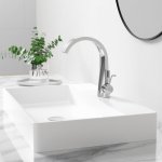 STEINBERG SERIA 280 Bateria umywalkowa jednootworowa z korkiem Chrom 280.1000 / 2801000