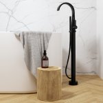 STEINBERG SERIA 280 Bateria wannowa wolnostojąca Czarny mat 280.1162.S / 2801162S