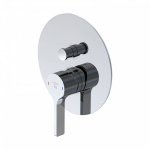 STEINBERG SERIA 280 Bateria wannowo-natryskowa podtynkowa element zewnętrzny Chrom 280.2103.3 / 28021033