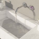 STEINBERG SERIA 390 iFlow Bateria umywalkowa podtynkowa w pełni elektroniczna Chrom 390.1810 / 3901810