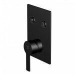 STEINBERG SERIA 390 Bateria natryskowa podtynkowa 2-drożny Czarny mat 390.2221.S / 3902221S