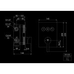 STEINBERG SERIA 390 Bateria natryskowa podtynkowa 3-drożna Chrom 390.2231 / 3902231