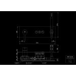 STEINBERG SERIA 390 Bateria natryskowa podtynkowa 4-drożna Chrom 390.2232 / 3902232