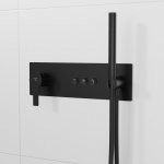 STEINBERG SERIA 390 Bateria natryskowa podtynkowa 4-drożna Czarny mat 390.2232.S / 3902232S