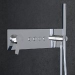 STEINBERG SERIA 390 Bateria natryskowa podtynkowa 4-drożna Chrom 390.2242 / 3902242