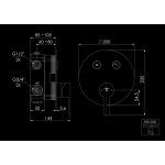 STEINBERG SERIA 390 Bateria natryskowa podtynkowa 2-drożna Chrom 390.2321 / 3902321