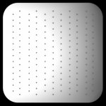 STEINBERG SERIA 390 Deszczownica ultrapłaska 400x400 mm Chrom 390.1683 / 3901683