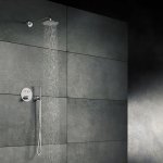 STEINBERG SERIA 390 Deszczownica ultrapłaska Ø 250 mm Chrom 390.1687 / 3901687