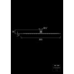 STEINBERG SERIA 390 Deszczownica ultrapłaska Ø 300 mm Chrom 390.1688 / 3901688