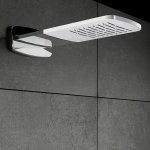 STEINBERG SERIA 390 Deszczownica Wall Rain 280x628 mm Stal Nierdzewna Polerowana 390.5642 / 3905642