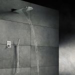 STEINBERG SERIA 390 Deszczownica Wall Rain 250x600 mm Stal Nierdzewna Polerowana 390.5652 / 3905652