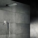 STEINBERG SERIA 390 Deszczownica Wall Rain 250x600 mm Stal Nierdzewna Polerowana 390.5652 / 3905652