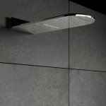 STEINBERG SERIA 390 Deszczownica Wall Rain 250x600 mm Stal Nierdzewna Polerowana 390.5652 / 3905652