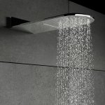 STEINBERG SERIA 390 Deszczownica Wall Rain 250x600 mm Stal Nierdzewna Polerowana 390.5652 / 3905652