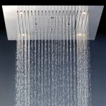 STEINBERG SERIA 390 Deszczownica Sensual Rain z diodami LED 600x600 mm Stal Szlachetna Chromowana 390.6620 / 3906620