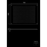 STEINBERG SERIA 390 Deszczownica Relax Rain 550x750 mm Brushed Stainless Steel 390.6713 / 3906713