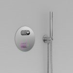 STEINBERG SERIA 390 iFlow Bateria wannowo-natryskowa podtynkowa w pełni elektroniczna z wyświetlaczem Chrom 390.4110 / 3904110