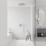 STEINBERG SERIA 390 iFlow Bateria wannowo-natryskowa podtynkowa w pełni elektroniczna z wyświetlaczem Chrom 390.4110 / 3904110