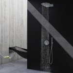 STEINBERG SERIA 390 iFlow Bateria wannowo-natryskowa podtynkowa w pełni elektroniczna z wyświetlaczem Chrom 390.4110 / 3904110