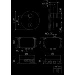 STEINBERG SERIA 390 iFlow Bateria wannowo-natryskowa podtynkowa w pełni elektroniczna z wyświetlaczem Chrom 390.4110 / 3904110