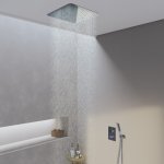 STEINBERG SERIA 390 iFlow Bateria wannowo-natryskowa podtynkowa w pełni elektroniczna z wyświetlaczem Chrom 390.4126 / 3904126