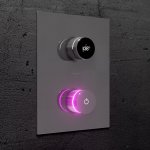 STEINBERG SERIA 390 iFlow Bateria wannowo-natryskowa podtynkowa w pełni elektroniczna z wyświetlaczem Chrom 390.4126 / 3904126