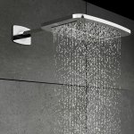 STEINBERG SERIA 390 Zestaw natryskowy z deszczownica Relax Rain 405x255 mm Chrom 390.7722 / 3907722