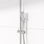 STEINBERG SERIA 390 Zestaw prysznicowy z baterią termostatyczną i deszczownicą 258x186 mm Chrom 390.2700 / 3902700