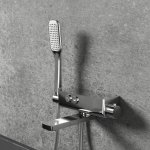 STEINBERG SERIA 390 Zestaw wannowo-prysznicowy ścienny ze słuchawką Chrom 390.3172 / 3903172