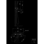 STEINBERG SERIA 390 Zestaw wannowo-prysznicowy ścienny ze słuchawką Chrom 390.3172 / 3903172