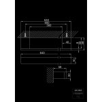 STEINBERG SERIA 420 Wieszak na ręcznik 600 mm Chrom 420.2600 / 4602600