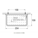 STEINBERG SERIA 450 półeczka na mydło 450 2210 / 4502210 / 450.2210