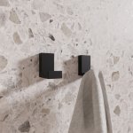 STEINBERG SERIA 460 Haczyk na ręcznik Czarny mat 460.2400.S / 4602400S W MAGAZYNIE!!