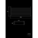 STEINBERG SERIA 460 Koszyk ścienny pod prysznic Chrom 460.2300 / 4602300