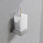 STEINBERG SERIA 460 Kubek z uchwytem ściennym Chrom/Biały mat 460.2001 / 4602001