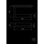 STEINBERG SERIA 460 Uchwyt na papier Chrom 460.2800 / 4602800