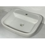   Umywalka stawiana na blat 56x48 cm biała A5036 W MAGAZYNIE!!