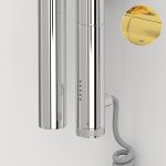 Sunerzha Nuance Grzejnik elektryczny łazienkowy ścienny 180x8,5 mm Złoty połysk 53830