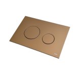 TECE Loop Przycisk spłukujący do WC podwójny 22x15 czerwony brąz 9240937