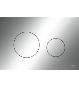 TECE Loop Przycisk spłukujący do WC podwójny 22x15 chrom połysk 9240921