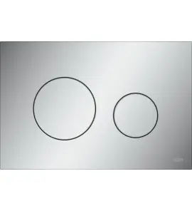 TECE Loop Przycisk spłukujący do WC podwójny 22x15 chrom mat 9240922