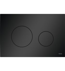 TECE Loop Przycisk spłukujący do WC podwójny 22x15 czarny mat 9240925